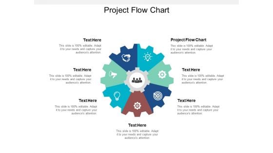 Project Flow Chart Ppt PowerPoint Presentation Show Backgrounds Cpb