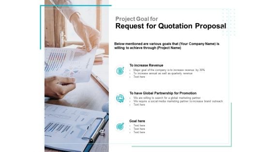 Project Goal For Request For Quotation Proposal Ppt PowerPoint Presentation Samples