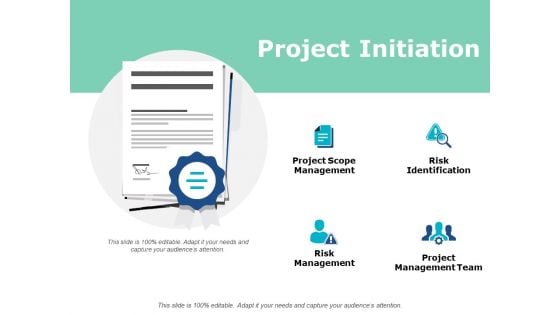 Project Initiation Ppt PowerPoint Presentation Gallery Grid