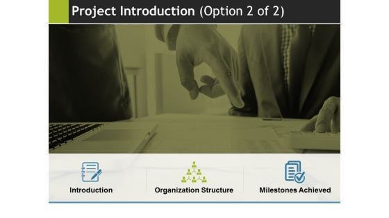 Project Introduction Template 2 Ppt PowerPoint Presentation Outline File Formats