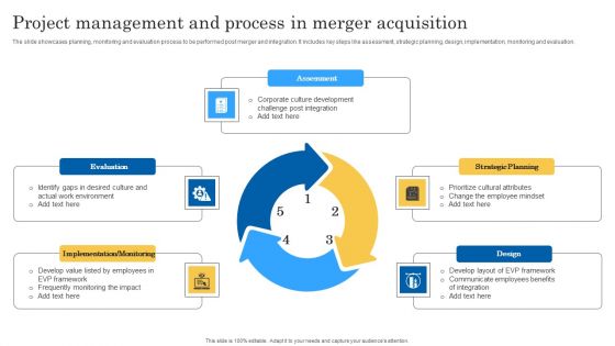 Project Management And Process In Merger Acquisition Guidelines PDF