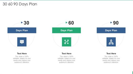 Project Management And Scrum Approach 30 60 90 Days Plan Diagrams PDF