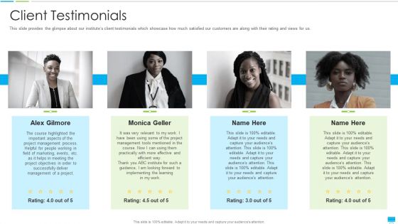 Project Management Coaching IT Client Testimonials Microsoft PDF Project Management Coaching IT Client Testimonials Microsoft PDF