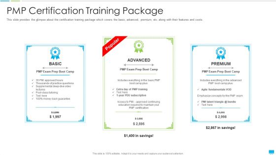 Project Management Coaching IT PMP Certification Training Package Sample PDF Project Management Coaching IT PMP Certification Training Package Sample PDF
