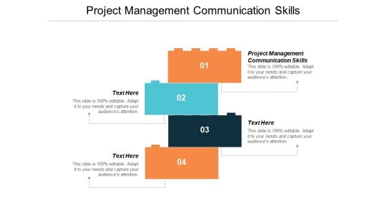 Project Management Communication Skills Ppt PowerPoint Presentation File Examples Cpb