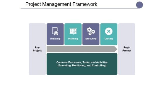 Project Management Framework Ppt PowerPoint Presentation Ideas Vector