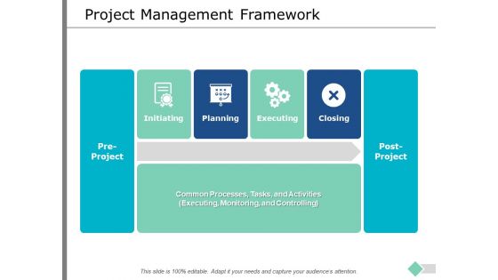 Project Management Framework Ppt PowerPoint Presentation Professional Themes