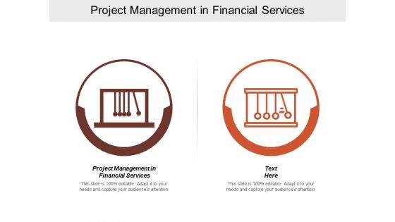 Project Management In Financial Services Ppt PowerPoint Presentation Gallery Portfolio Cpb