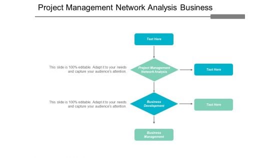 Project Management Network Analysis Business Development Business Management Ppt PowerPoint Presentation Gallery Visuals