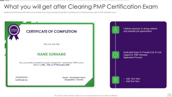 Project Management Professional Guide IT Ppt PowerPoint Presentation Complete Deck With Slides Slide30
