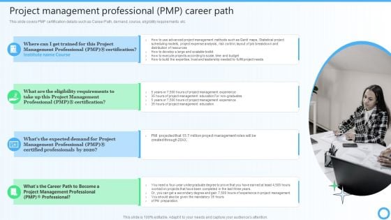 Project Management Professional PMP Career Path IT Certifications To Enhance Pictures PDF