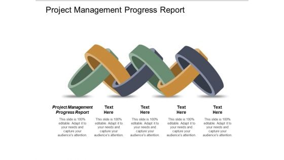 Project Management Progress Report Ppt PowerPoint Presentation Ideas Deck Cpb