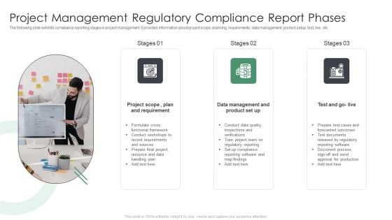 Project Management Regulatory Compliance Report Phases Professional PDF