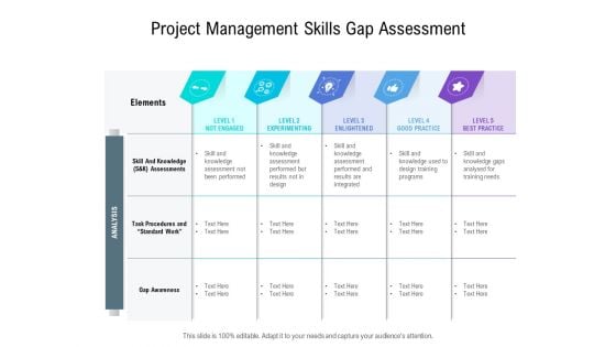 Project Management Skills Gap Assessment Ppt PowerPoint Presentation Model Influencers