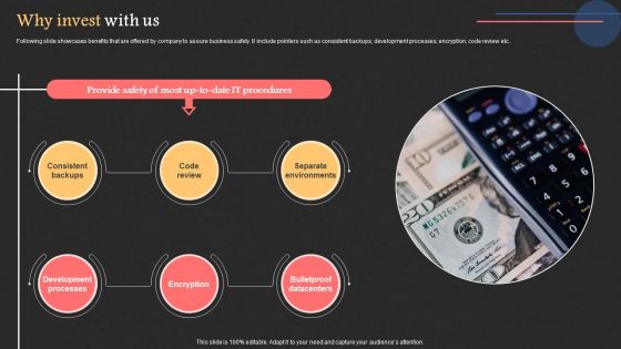 Project Management Software Capital Raising Deck Why Invest With Us Download PDF