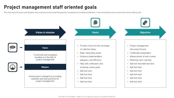 Project Management Staff Oriented Goals Elements PDF