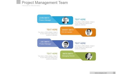 Project Management Team Ppt PowerPoint Presentation Graphics