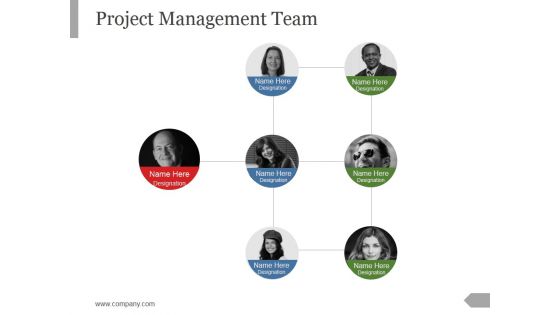 Project Management Team Template 1 Ppt PowerPoint Presentation Ideas