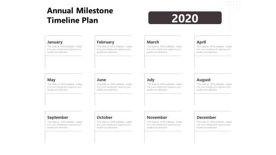 Project Management Timeline Annual Milestone Timeline Plan Ppt Inspiration Clipart Images PDF Project Management Timeline Annual Milestone Timeline Plan Ppt Inspiration Clipart Images PDF