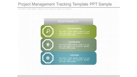 Project Management Tracking Template Ppt Sample