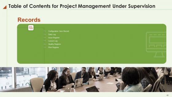 Project Management Under Supervision Ppt PowerPoint Presentation Complete Deck With Slides