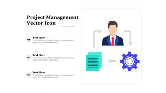 Project Management Vector Icon Ppt PowerPoint Presentation Outline Deck PDF