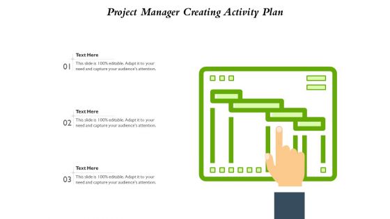 Project Manager Creating Activity Plan Ppt PowerPoint Presentation Outline Influencers PDF