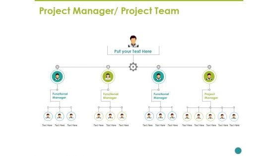 Project Manager Project Team Template Ppt PowerPoint Presentation Icon Deck