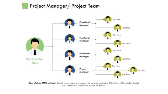 Project Manager Project Team Template Ppt PowerPoint Presentation Layouts Examples