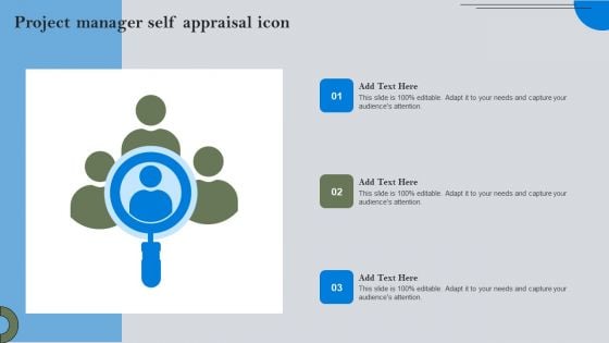 Project Manager Self Appraisal Icon Formats PDF