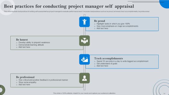 Project Manager Self Appraisal Ppt PowerPoint Presentation Complete Deck With Slides Slide11