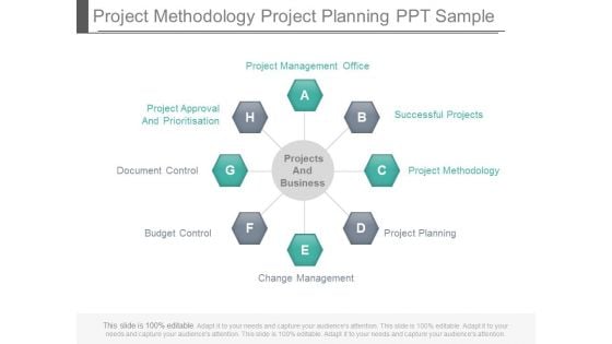 Project Methodology Project Planning Ppt Sample