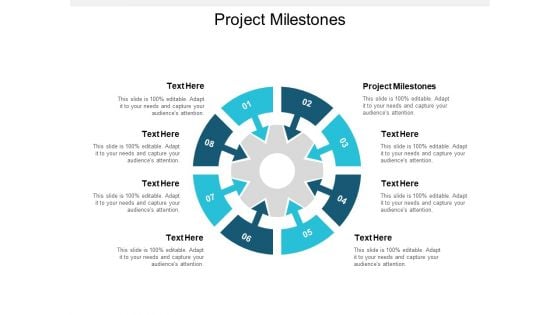 Project Milestones Ppt PowerPoint Presentation Slides Demonstration Cpb