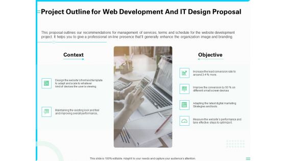 Project Outline For Web Development And IT Design Proposal Ppt PowerPoint Presentation Styles Graphics PDF Project Outline For Web Development And IT Design Proposal Ppt PowerPoint Presentation Styles Graphics PDF