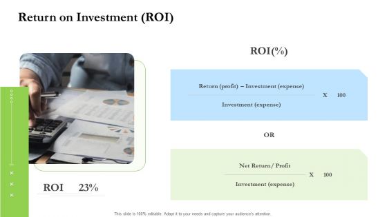 Project Performance Metrics Return On Investment ROI Ppt Summary Graphics Pictures PDF
