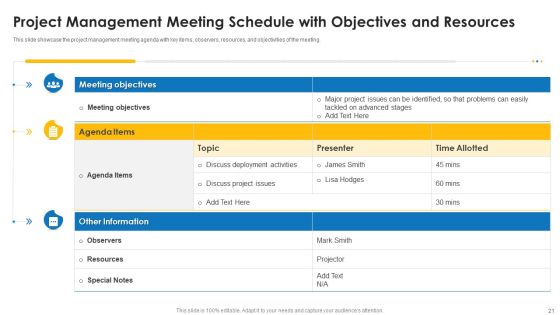 Project Plan Ppt PowerPoint Presentation Complete Deck With Slides Slide21