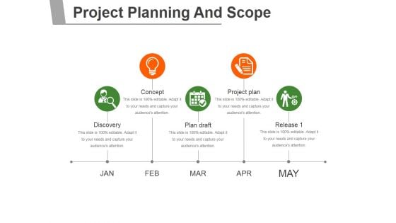 Project Planning And Scope Ppt PowerPoint Presentation Introduction