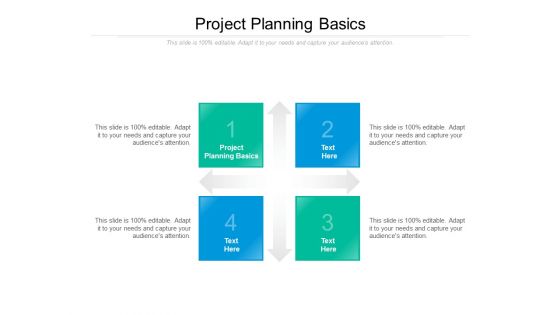 Project Planning Basics Ppt PowerPoint Presentation Model Shapes Cpb