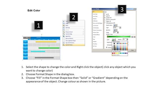 Project Planning Gantt Chart 2013 Calendar PowerPoint Slides Ppt Templates Slide03