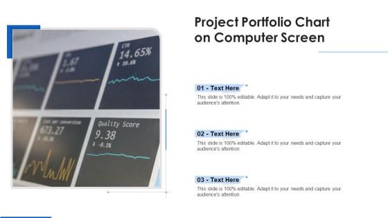Project Portfolio Chart On Computer Screen Ppt Layouts Slide Portrait PDF