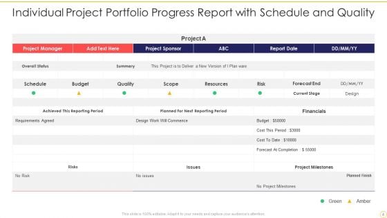 Project Portfolio Progress Report Ppt PowerPoint Presentation Complete Deck With Slides