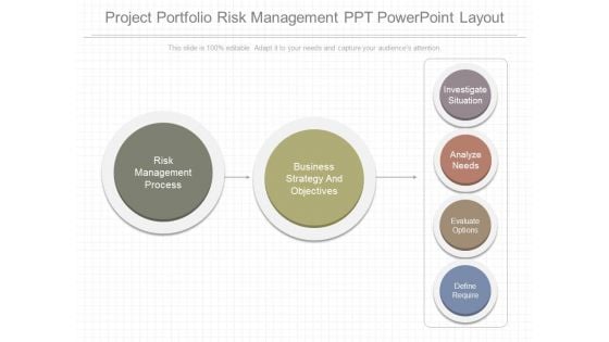 Project Portfolio Risk Management Ppt Powerpoint Layout