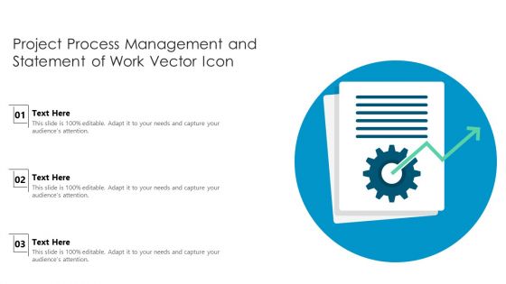 Project Process Management And Statement Of Work Vector Icon Ppt PowerPoint Presentation Gallery Graphics Example PDF