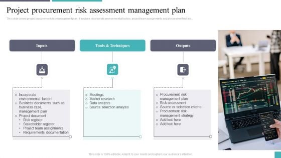 Project Procurement Risk Assessment Management Plan Microsoft PDF