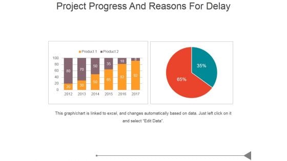 Project Progress And Reasons For Delay Ppt PowerPoint Presentation Designs Download