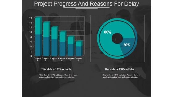 Project Progress And Reasons For Delay Ppt PowerPoint Presentation Pictures Influencers