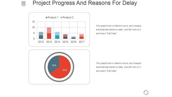 Project Progress And Reasons For Delay Ppt PowerPoint Presentation Portfolio Portrait