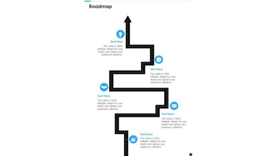 Project Proposal For Solar Panel Sales Roadmap One Pager Sample Example Document Project Proposal For Solar Panel Sales Roadmap One Pager Sample Example Document