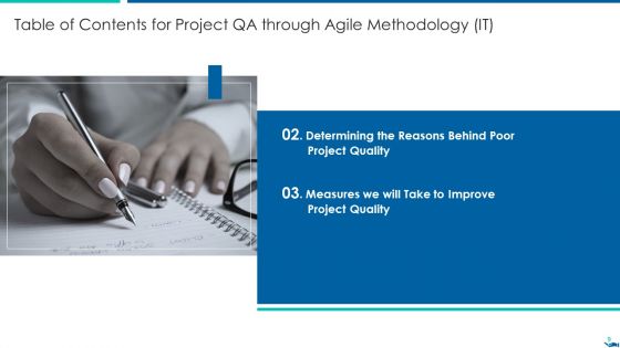 Project QA Through Agile Methodology IT Ppt PowerPoint Presentation Complete Deck With Slides