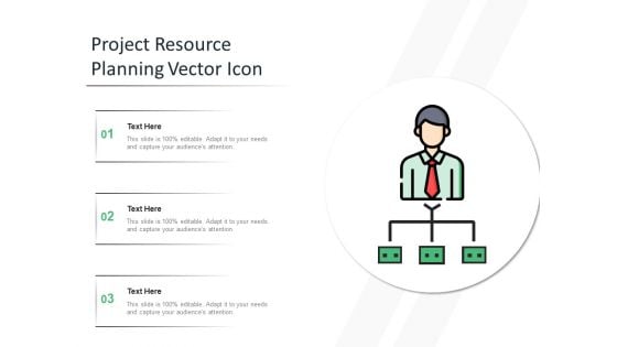 Project Resource Planning Vector Icon Ppt PowerPoint Presentation Summary Design Inspiration PDF